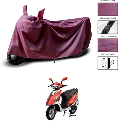 CODOKI Waterproof Two Wheeler Cover for TVS(Scooty Streak, Maroon)