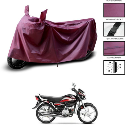 PAGORA Waterproof Two Wheeler Cover for Hero(MotoCorp Pleasure Plus, Maroon)