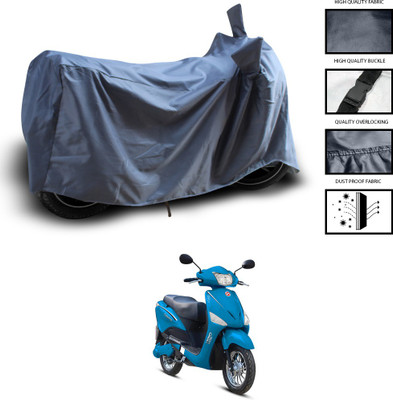 CODOKI Waterproof Two Wheeler Cover for Hero(Electric Optima, Grey)