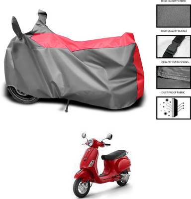 CODOKI Waterproof Two Wheeler Cover for Piaggio(Vespa LX, Grey, Blue)