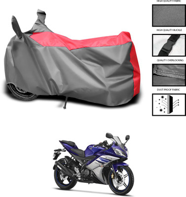 CODOKI Waterproof Two Wheeler Cover for Yamaha(YZF R15 Ver 2.0, Grey, Blue)