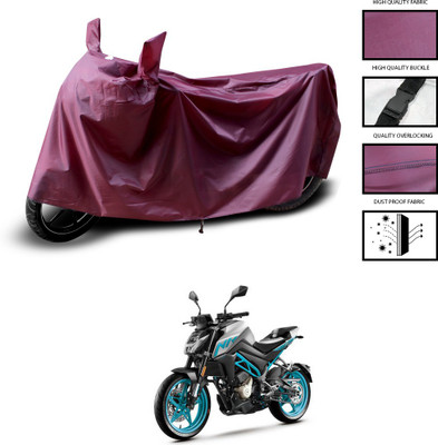 PAGORA Waterproof Two Wheeler Cover for CFMoto(300NK, Maroon)