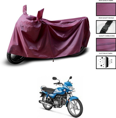 CODOKI Waterproof Two Wheeler Cover for Hero(HF Deluxe, Maroon)
