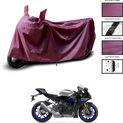 CODOKI Waterproof Two Wheeler Cover for Yamaha(YZF R1M, Maroon)