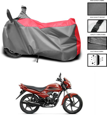 CODOKI Waterproof Two Wheeler Cover for Honda(Dream Yuga, Grey, Blue)