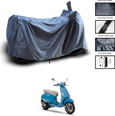 PAGORA Waterproof Two Wheeler Cover for Vespa(Elegante 150, Grey)