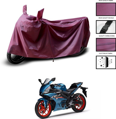 CODOKI Waterproof Two Wheeler Cover for Yamaha(YZF R3, Maroon)
