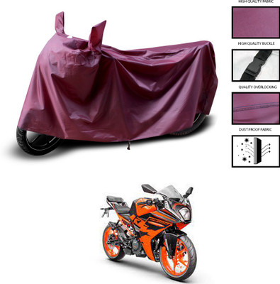 CODOKI Waterproof Two Wheeler Cover for KTM(RC 200, Maroon)