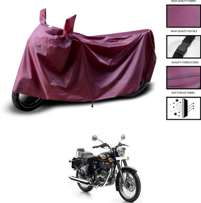 CODOKI Waterproof Two Wheeler Cover for Royal Enfield(Electra, Maroon)