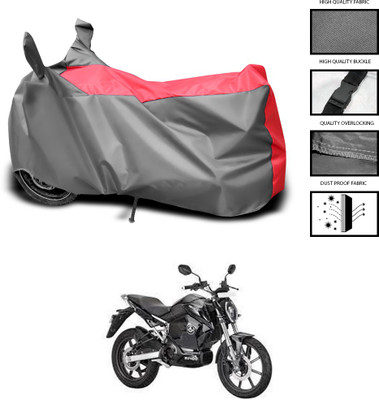 CODOKI Waterproof Two Wheeler Cover for Revolt(RV 400, Grey, Blue)