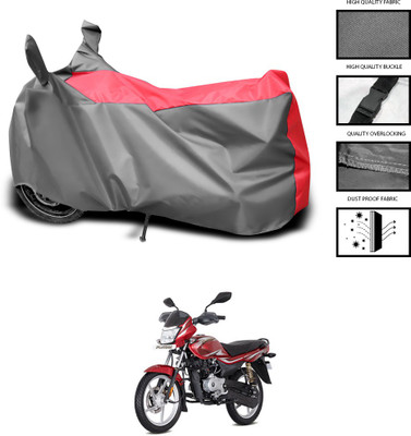 CODOKI Waterproof Two Wheeler Cover for Bajaj(Platina 110 H-Gear, Grey, Blue)