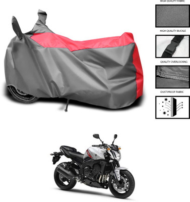 CODOKI Waterproof Two Wheeler Cover for Yamaha(FZ25, Grey, Blue)