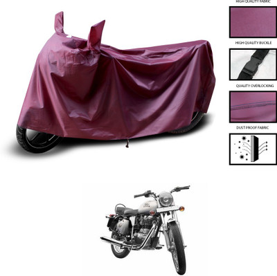 CODOKI Waterproof Two Wheeler Cover for Royal Enfield(Bullet 350, Maroon)