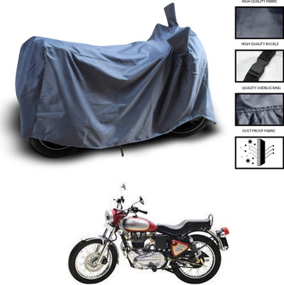 CODOKI Waterproof Two Wheeler Cover for Royal Enfield(Electra 5S, Grey)