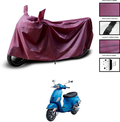 CODOKI Waterproof Two Wheeler Cover for Piaggio(Vespa VXL, Maroon)