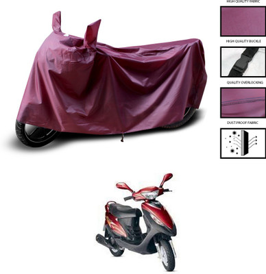 CODOKI Waterproof Two Wheeler Cover for Kinetic(Nova, Maroon)