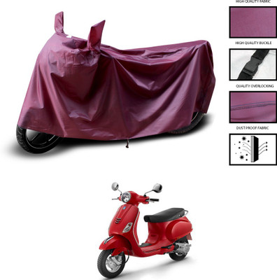 PAGORA Waterproof Two Wheeler Cover for Vespa(Urban Club, Maroon)