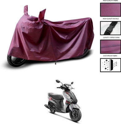CODOKI Waterproof Two Wheeler Cover for Suzuki(Let's, Maroon)