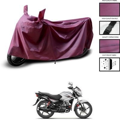 PAGORA Waterproof Two Wheeler Cover for Hero(Glamour FI, Maroon)