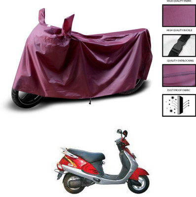 GOSHIV-car and bike accessories Waterproof Two Wheeler Cover for Kinetic(Nova EX, Maroon)