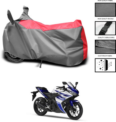 CODOKI Waterproof Two Wheeler Cover for Yamaha(YZF R25, Grey, Blue)