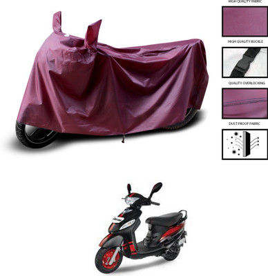 GOSHIV-car and bike accessories Waterproof Two Wheeler Cover for Mahindra(Duro 125, Maroon)