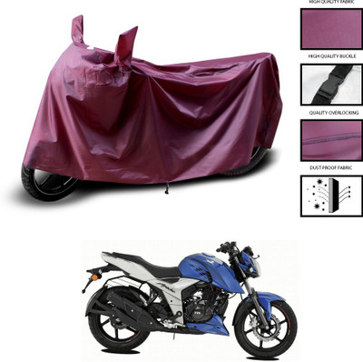CODOKI Waterproof Two Wheeler Cover for TVS(Apache RTR 160 4V, Maroon)