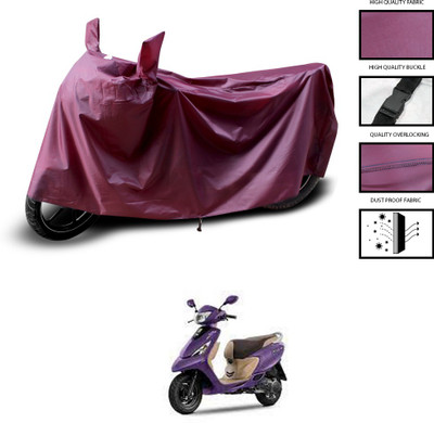 CODOKI Waterproof Two Wheeler Cover for TVS(Scooty Zest 110, Maroon)