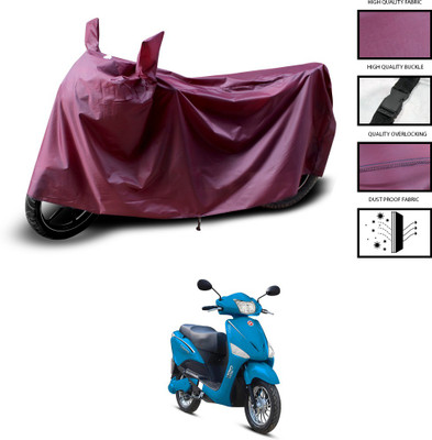 CODOKI Waterproof Two Wheeler Cover for Hero(Electric Optima, Maroon)