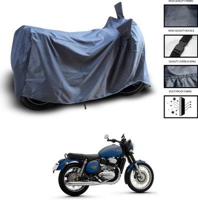 GOSHIV-car and bike accessories Waterproof Two Wheeler Cover for JAWA(Forty Two, Grey)