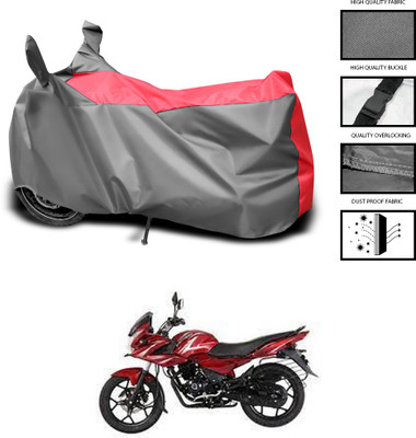 CODOKI Waterproof Two Wheeler Cover for Bajaj(Discover 150 f, Grey, Blue)