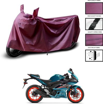 CODOKI Waterproof Two Wheeler Cover for Yamaha(YZF-R1, Maroon)