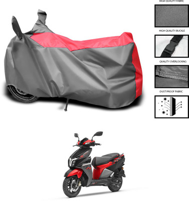 CODOKI Waterproof Two Wheeler Cover for TVS(NTORQ, Grey, Blue)