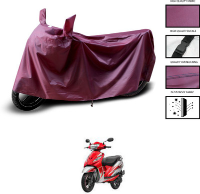 CODOKI Waterproof Two Wheeler Cover for TVS(Wego, Maroon)