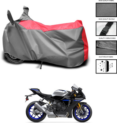 CODOKI Waterproof Two Wheeler Cover for Yamaha(YZF R1M, Grey, Blue)