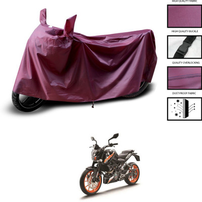 CODOKI Waterproof Two Wheeler Cover for KTM(Duke 200, Maroon)