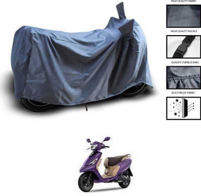 CODOKI Waterproof Two Wheeler Cover for TVS(Scooty Zest 110, Grey)