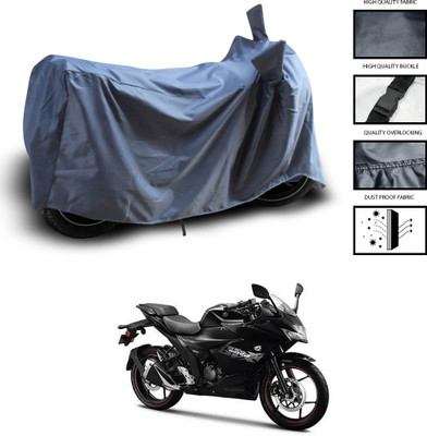 PAGORA Waterproof Two Wheeler Cover for Suzuki(Gixxer, Grey)