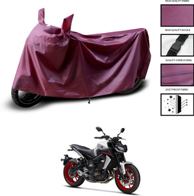 PAGORA Waterproof Two Wheeler Cover for Yamaha(MT 9, Maroon)