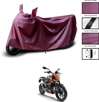 CODOKI Waterproof Two Wheeler Cover for KTM(125 Duke, Maroon)