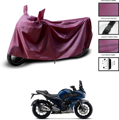 PAGORA Waterproof Two Wheeler Cover for Yamaha(Fazer, Maroon)