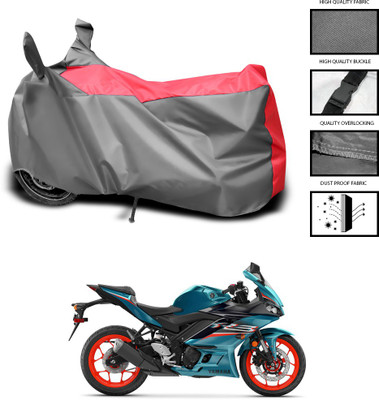 CODOKI Waterproof Two Wheeler Cover for Yamaha(YZF-R1, Grey, Blue)