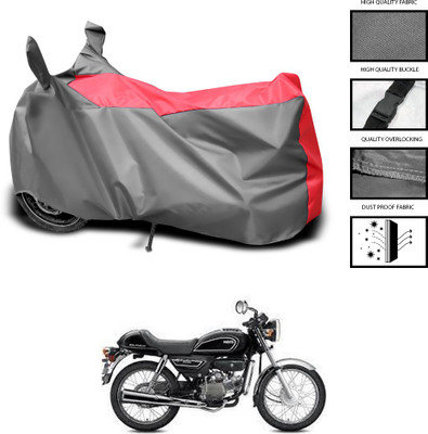 CODOKI Waterproof Two Wheeler Cover for Hero(Splendor Pro Classic, Grey, Blue)