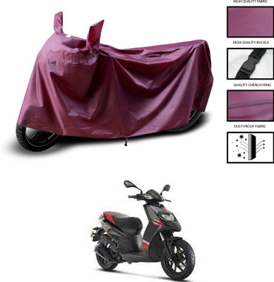 PAGORA Waterproof Two Wheeler Cover for Aprilia(SR 125, Maroon)