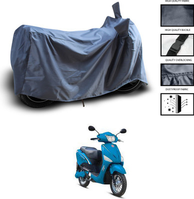 CODOKI Waterproof Two Wheeler Cover for Hero(Electric Optima Plus, Grey)