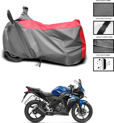 CODOKI Waterproof Two Wheeler Cover for Honda(CBR 150R, Grey, Blue)