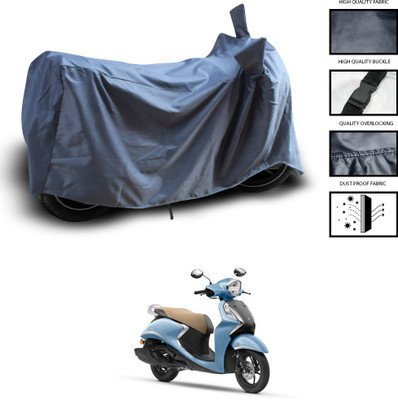 CODOKI Waterproof Two Wheeler Cover for Yamaha(Fascino 125 FI, Grey)