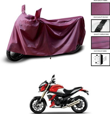 PAGORA Waterproof Two Wheeler Cover for Mahindra(Mojo UT 300, Maroon)