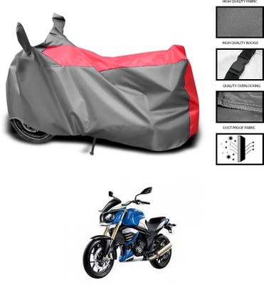 CODOKI Waterproof Two Wheeler Cover for Mahindra(MOJO XT 300, Grey, Blue)