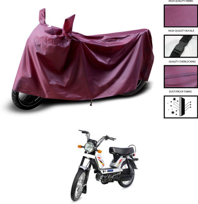 CODOKI Waterproof Two Wheeler Cover for TVS(Heavy Duty Super XL, Maroon)